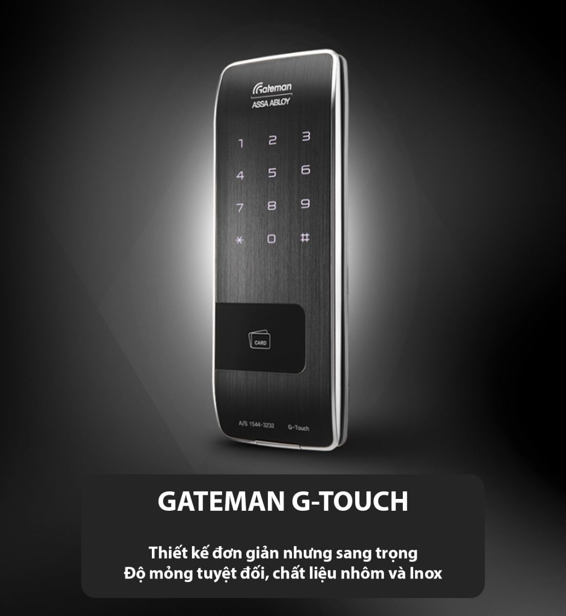 Khóa thẻ từ Gateman G-Touch