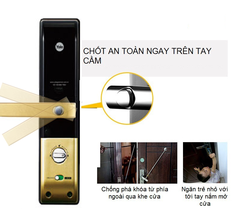 Khóa vân tay - mã số Yale YDM 4109