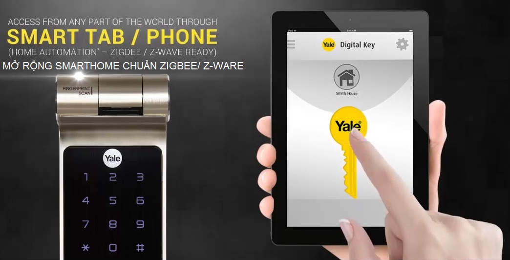 Khóa vân tay YALE YDD424 +