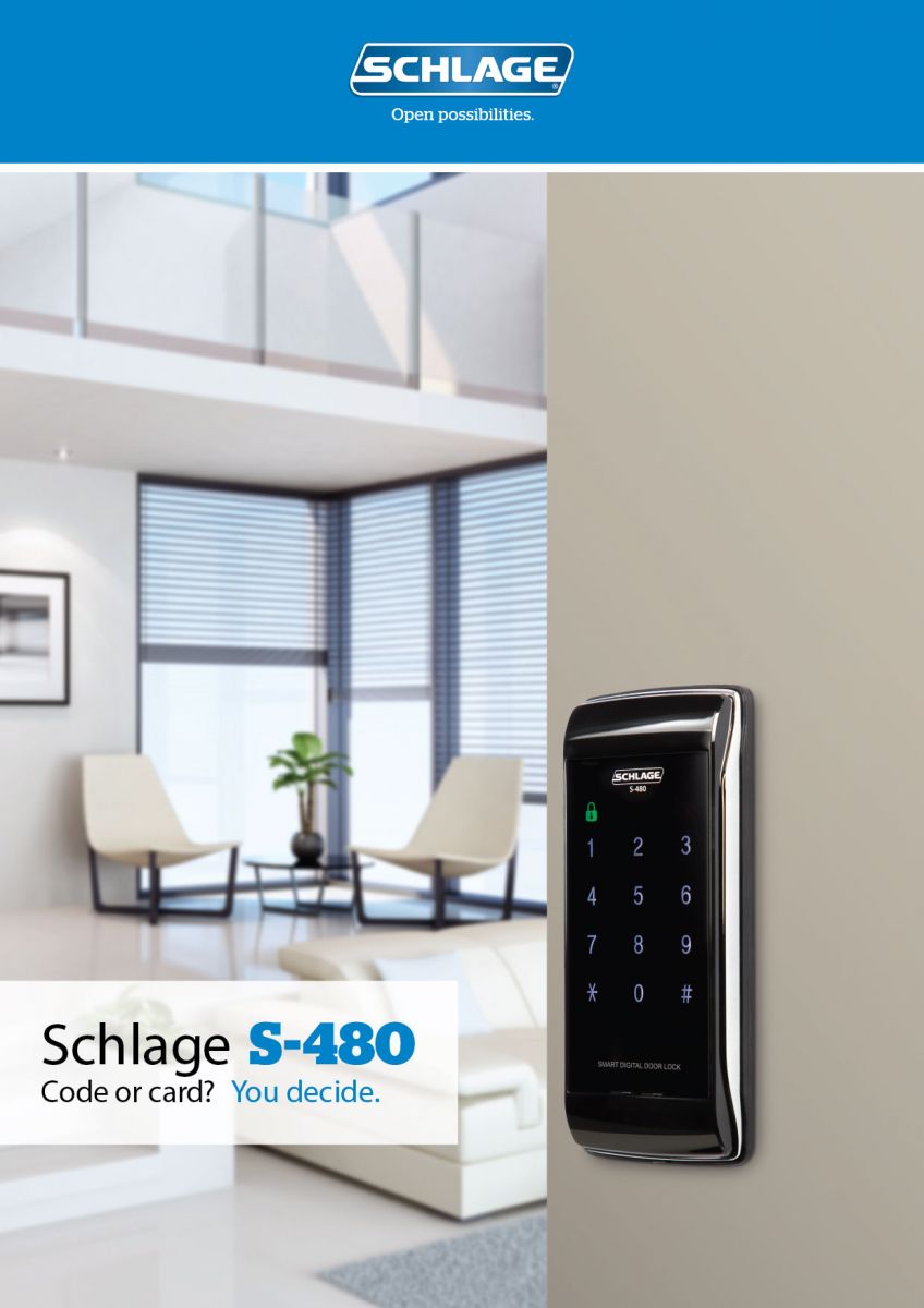 Khóa thẻ từ SCHLAGE S-480