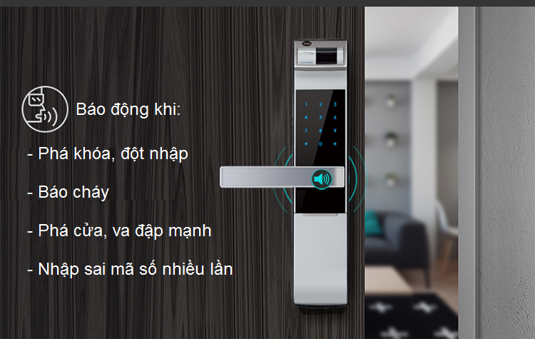 Khóa vân tay - mã số Yale YDM 4109