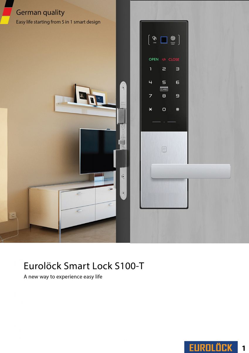 Khóa Bluetooth EUROLOCK S100-T