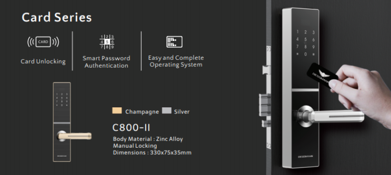 Khóa thẻ từ Dessmann C800-II