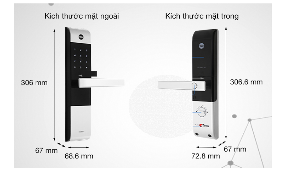 Khóa thẻ từ YALE YDM 3109A