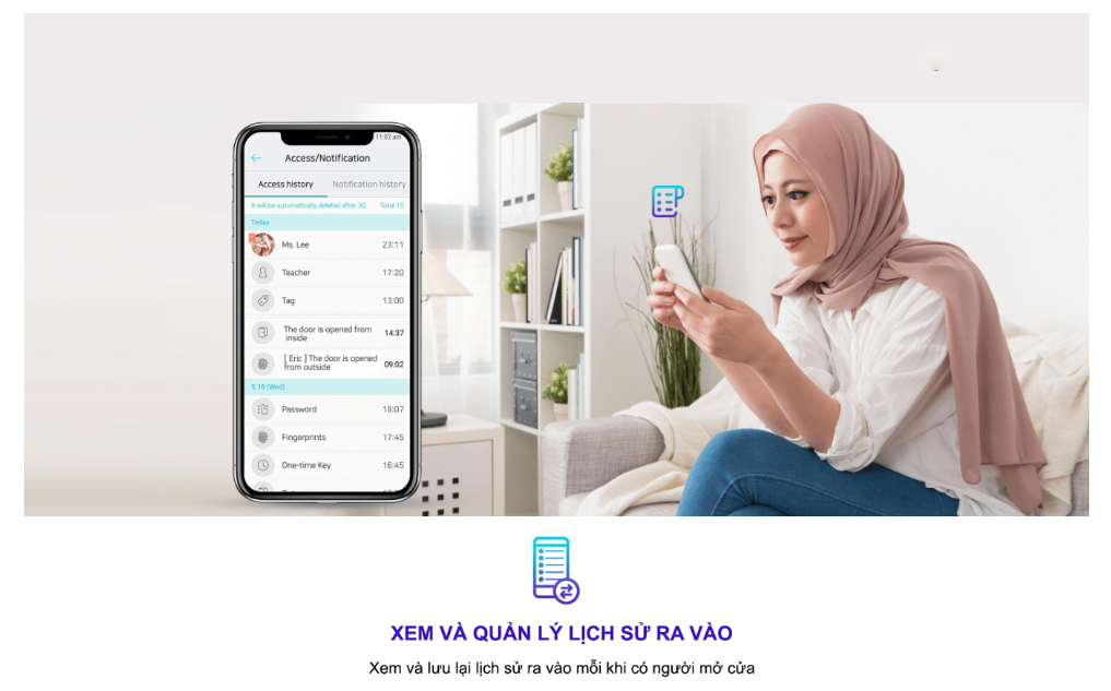 Khóa điện tử vân tay Samsung SHP-DP609