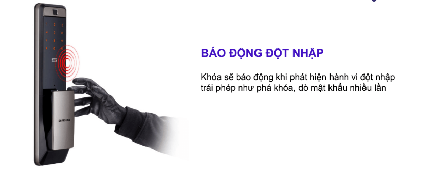 Khóa điện tử vân tay Samsung SHP-DP609