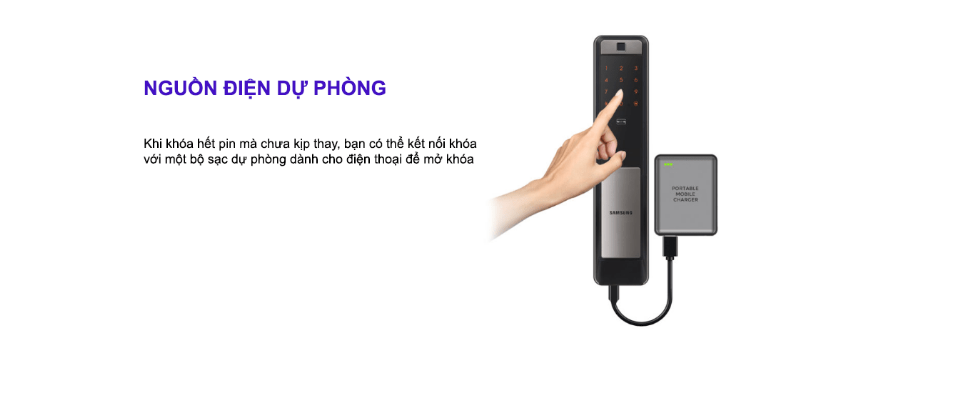 Khóa điện tử vân tay Samsung SHP-DP609