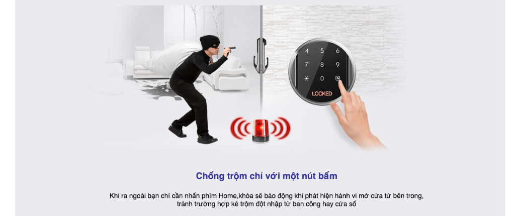 Khóa điện tử vân tay Samsung SHS-P718 Bạc