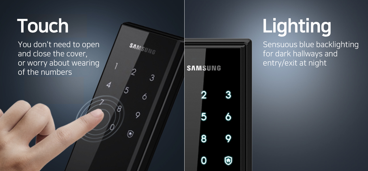 Khóa điện tử thẻ từ Samsung SHS-H505