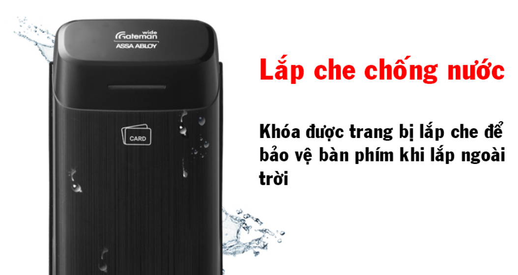 Khóa điện tử không có tay cầm GATEMAN CLASIK