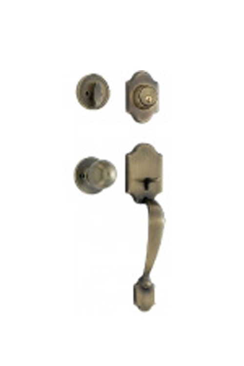 Bộ khóa cửa đại sảnh mẫu PRS, màu đồng rêu Bộ khóa cửa đại sảnh mẫu PRS, màu đồng rêu