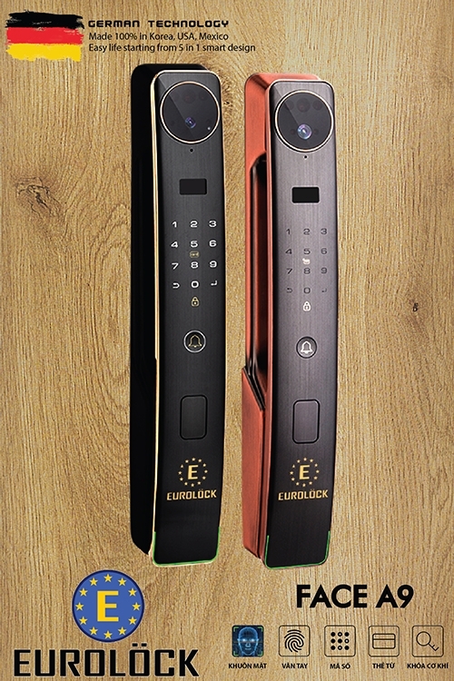 Khoá cửa khuôn mặt EUROLOCK FACE A9