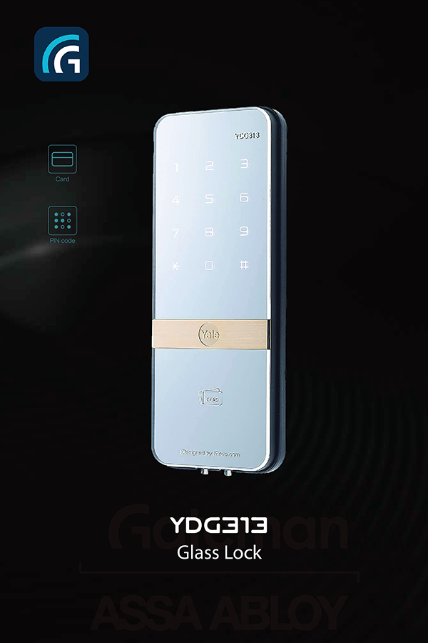 Khóa cửa kính Yale YDR 313