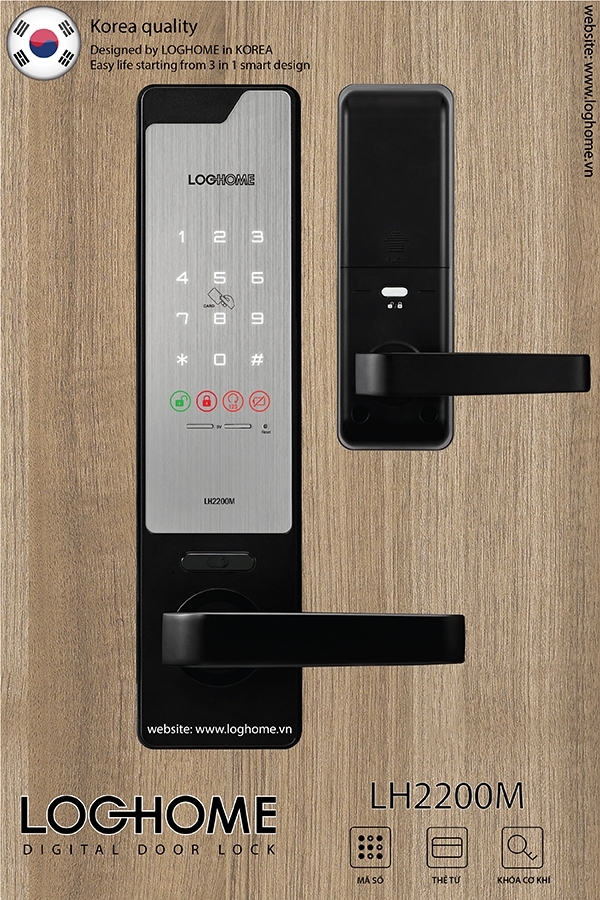 Khóa cửa thẻ từ LOGHOME LH2200M