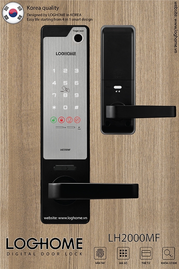 Khóa cửa vân tay LOGHOME LH2200MF
