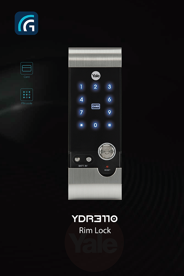 Khóa mã số - Thẻ từ Yale YDR 3110