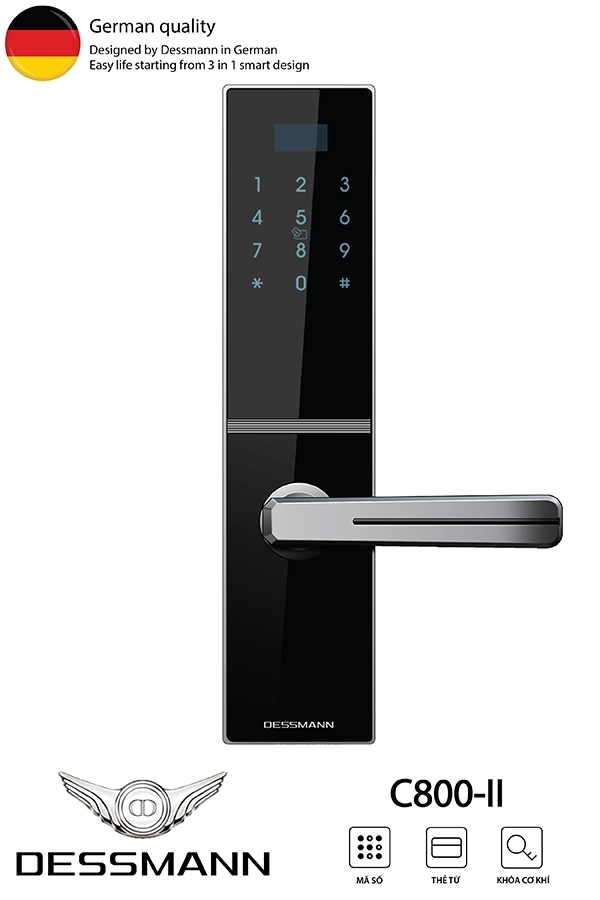 Khóa thẻ từ Dessmann C800-II