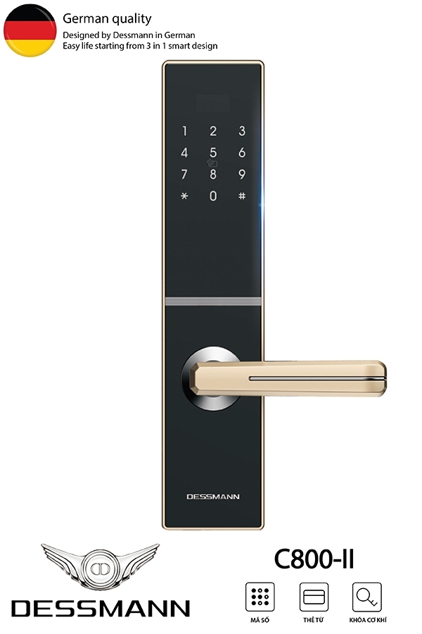 Khóa thẻ từ Dessmann C800-II