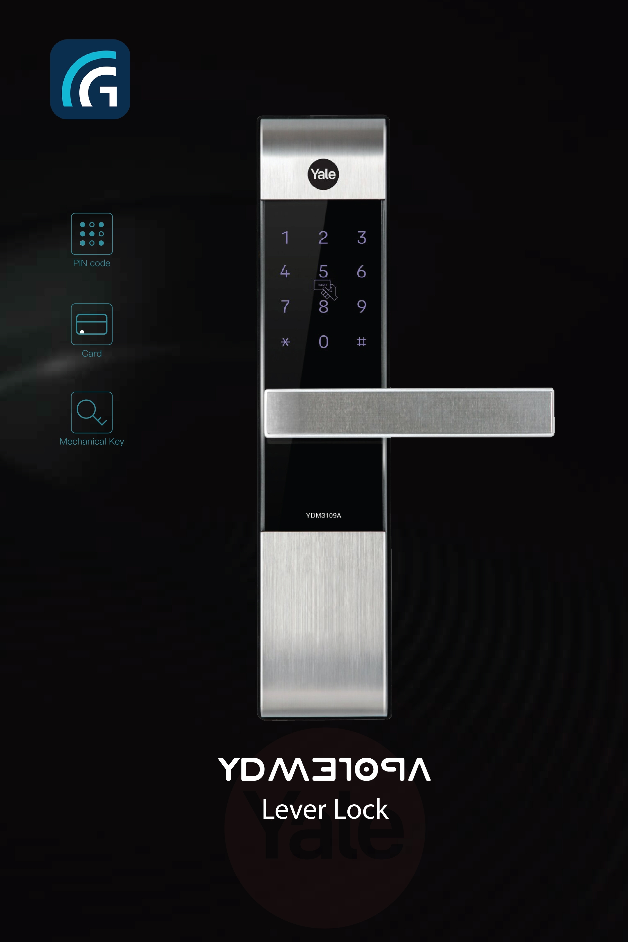 Khóa thẻ từ YALE YDM 3109A