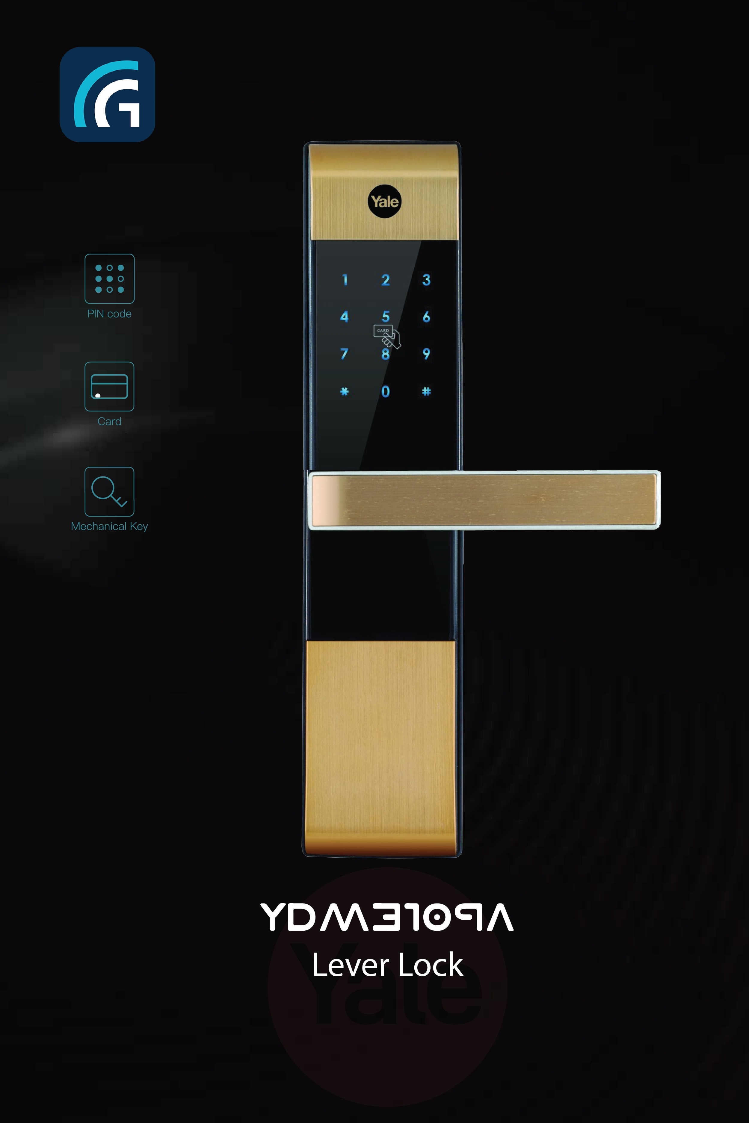 Khóa thẻ từ YALE YDM 3109A