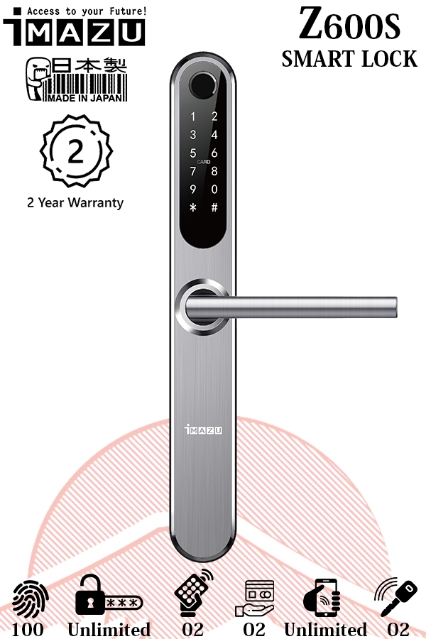 Khóa vân tay cửa nhôm iMAZU Z600S Khóa vân tay cửa nhôm iMAZU Z600S