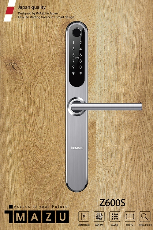 Khóa vân tay cửa nhôm iMAZU Z600S Khóa vân tay cửa nhôm iMAZU Z600S