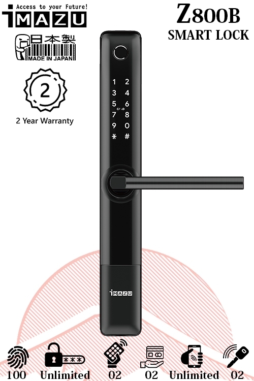 Khóa vân tay cửa nhôm iMAZU Z800B