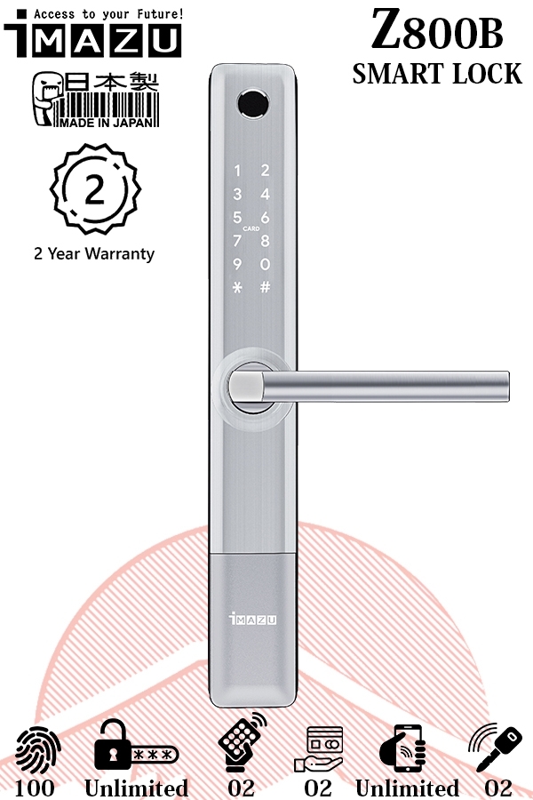 Khóa vân tay cửa nhôm iMAZU Z800S
