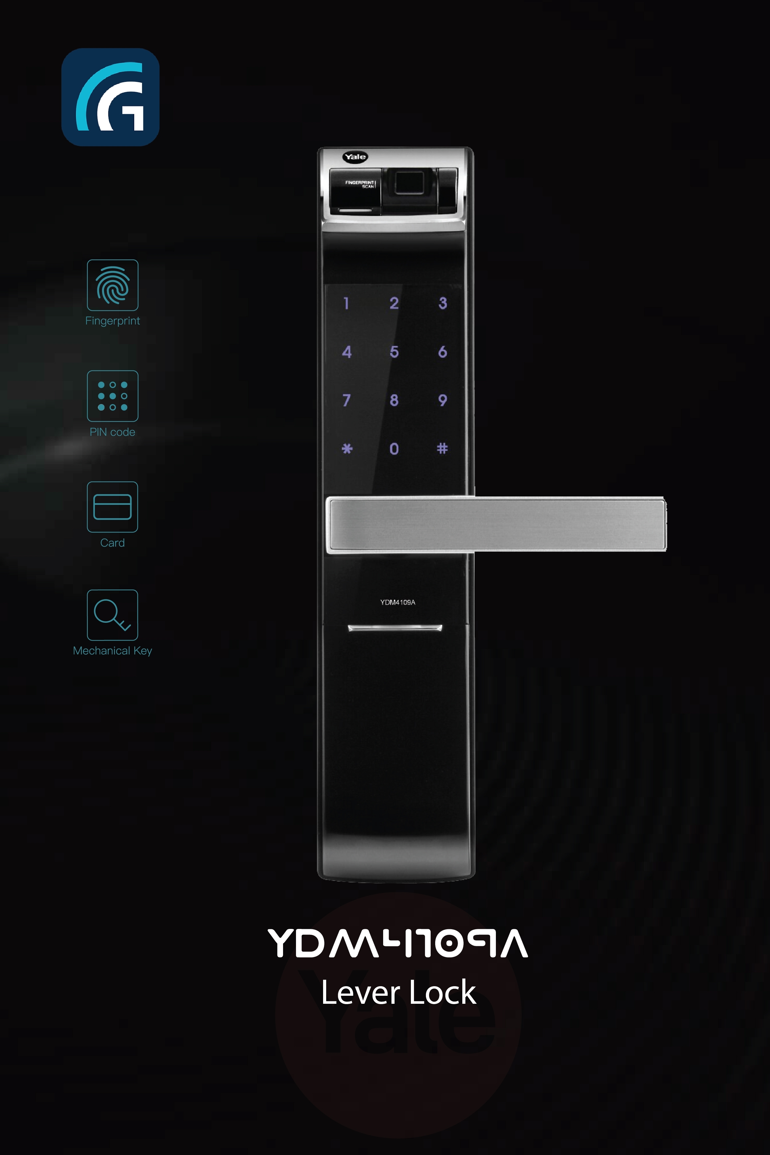 Khóa vân tay YALE YDM 4109A