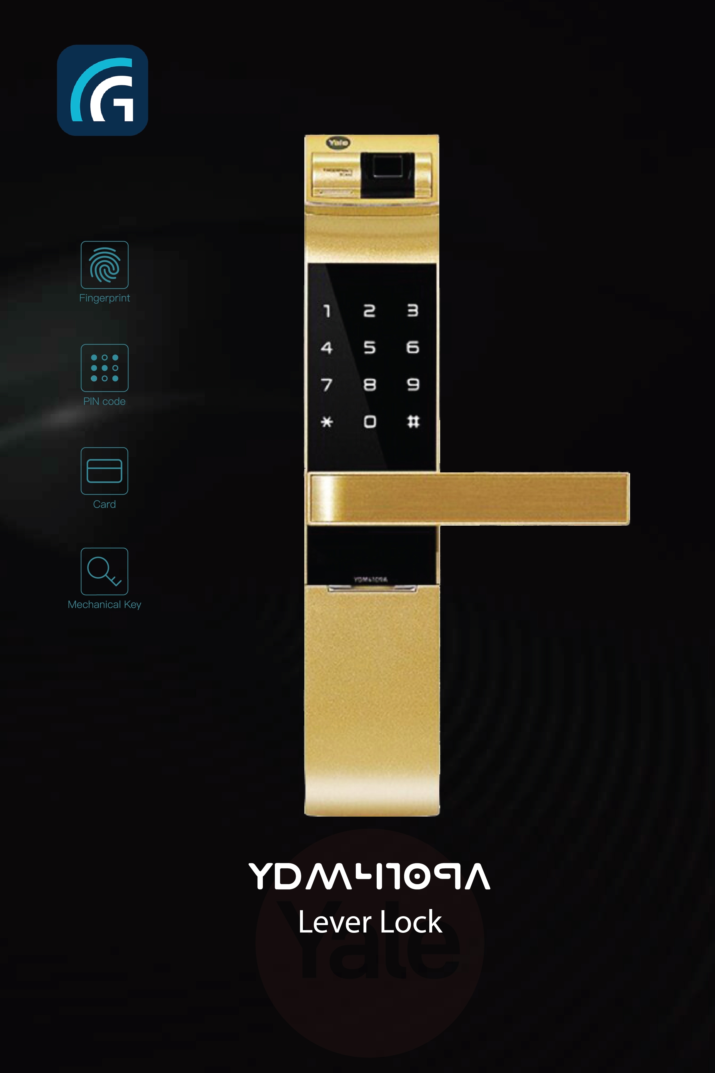 Khóa vân tay YALE YDM 4109A