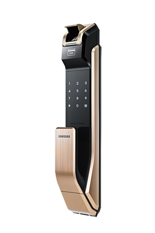 Khóa điện tử vân tay Samsung SHS-P718 Vàng